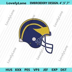 michigan wolverines football helmet logo machine embroidery