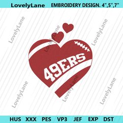 san francisco 49ers embroidery design, nfl embroidery designs, san francisco 49ers embroidery instant file