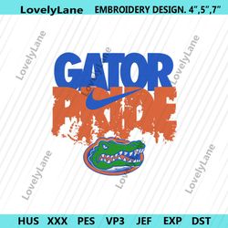 florida gators pride embroidery files, ncaa embroidery files, florida gators file.