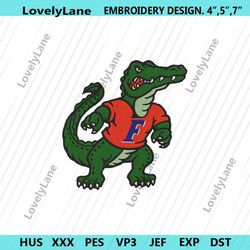 florida gators iconic logo embroidery files, ncaa embroidery files, florida gators file