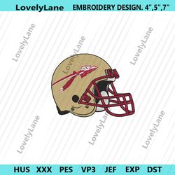 florida state football helmet logo machine embroidery