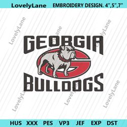 georgia bulldogs embroidery design, ncaa embroidery designs, georgia bulldogs embroidery instant file