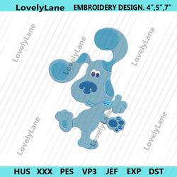 blues clues embroidery design, blues clues characters machine embroidery download, cartoon character embroidery file