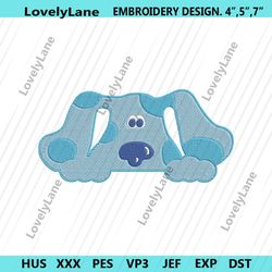 hiding blues clues embroidery download instant, blues clues embroidery design, blues clues cartoon embroidery digital de