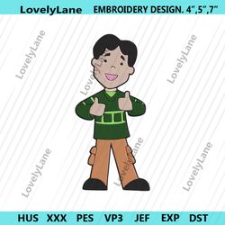 blues clues joe embroidery design download, blues clues characters embroidery digital instants, blues clues files embroi