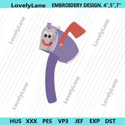mailbox blues clues machine embroidery download, blues clues character embroidery, blues clues you cartoon embroidery