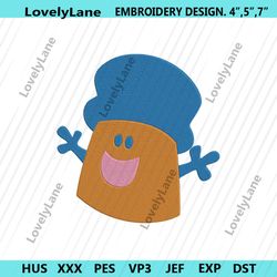 paprika blues clues machine embroidery digital, blues clues cartoon embroidery download, cartoon character embrodery emb