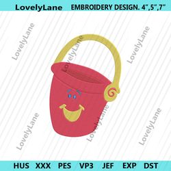 pail blues clues machine embroidery design, blues clues cartoon embroidery download file, blues clues character embroide