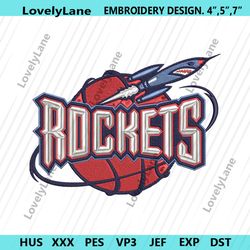 rockets logo embroidery design file, houston rockets logo embroidery design, houston rockets logo design embroidery file