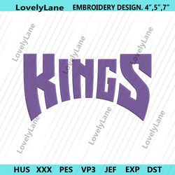 sacramento kings jersey logo nba embroidery design files, sacramento kings basketball embroidery design, nba embroidery