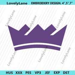 nba sacramento kings logo embroidery design files, sacramento kings basketball embroidery design, sacramento kings embro