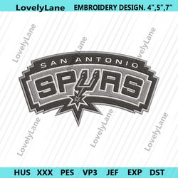 nba san antonio spurs embroidery design files, san antonio spurs embroidery design download, nba team design embroidery