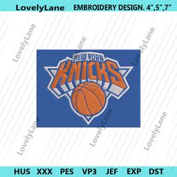 new york knicks logo machine embroidery design, new york knicks embroidery design download file, new york knicks files e