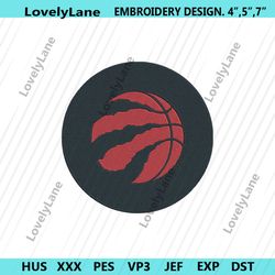 toronto raptors logo embroidery design, toronto raptors embroidery design, nba toronto raptors embroidery digital file d