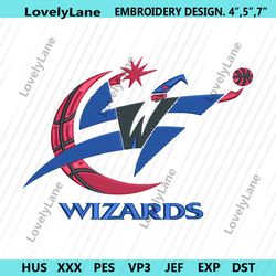 washington wizards nba logo machine embroidery files, washington wizards embroidery design, nba all star embroidery desi