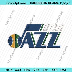 utah jazz logo machine embroidery design download, utah jazz logo embroidery design, utah jazz basketball team instant e