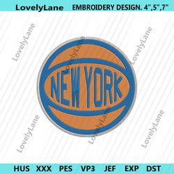 new york knicks logo embroidery file instant, new york knicks embroidery download, new york knicks embroidery files inst