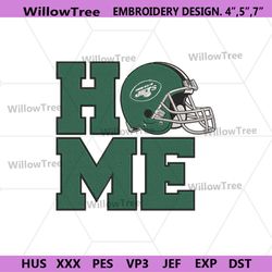 New York Jets Home Helmet Embroidery Design Download File