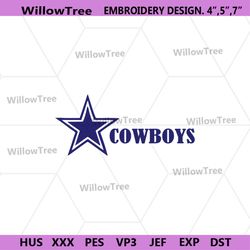 dallas cowboys embroidery files, nfl embroidery files, dallas cowboys file