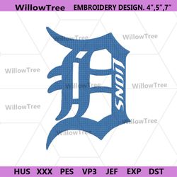 detroit lions logo embroidery design, detroit lions embroidery, lions embroidery file