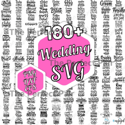 wedding svg bundle, wedding svg, mr and mrs svg, wedding svg files, bridesmaid svg, bride svg, flower girl svg, groom s