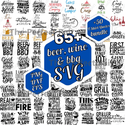 beer wine and bbq quotes svg bundle, beer glass svg, beer mugs cups svg png, beer svg for cricut, cut file, wine sayings