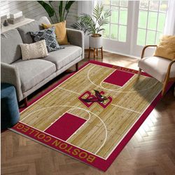 college home court boston college basketball team logo area rug bedroom rug home us decor