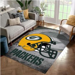 green bay packers football nfl football team area rug for gift bedroom rug home decor floor decor