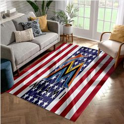 miami marlins with american flag team logo helmet nice gift home decor rectangle area rug