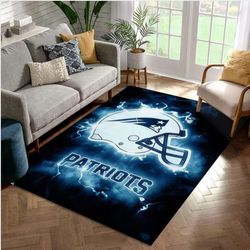 New England Patriots NFL Area Rug For Christmas Living Room Rug Christmas Gift US Decor