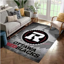 ottawa redblacks football nfl rug bedroom rug home us decor