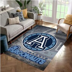 toronto argonauts football nfl area rug living room rug home decor floor decor