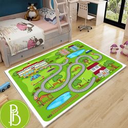 kids play road mat for nursery and playrooms fun decorative floor mat