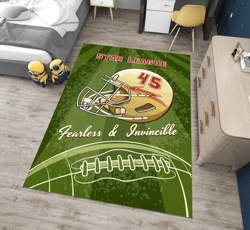 American Football Rug, Football Helmet Rug, Sport Rug, Colorful Rug, Custom Rug, Hypebeast Rug, Area Rug,s, Cool Rug,s