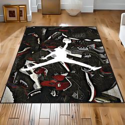 air jordon rug, nba rug, basketball rug, mj rug, nba rug, front door rug,jordan rug, bedroom rug, gift for him rug