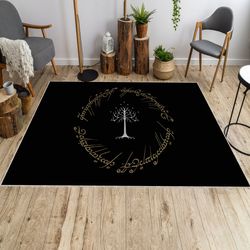 elvish area rug, cool area rug, elvish living-room decoration rug, elvish rug, music room rug