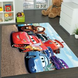 cars movie rug, movie rug, kids room rug, popular rug, home decor rug, modern rug, gift rug, christmas gift rug