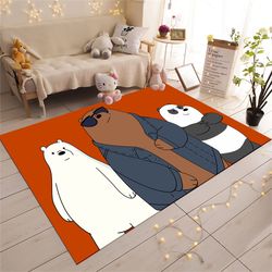cute bare rug, kids rug, kids room decor, minimalist rug, custom rug, popular rug, cute animals rug, area rug, kids room