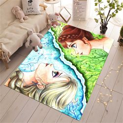 elsa rug, anna rug, frozen rug, kids room rug, girl room rug, personalized rug, popular rug, bestseller rug, nursery rug