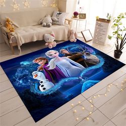 elsa rug, anna rug, frozen rug, kids room rug, girl room rug, personalized rug, popular rug, nursery rug, gift for kid