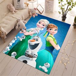 elsa rug, anna rug, frozen rug, kids room rug, girl room rug, personalized rug, popular rug, nursery rug, gift for kids