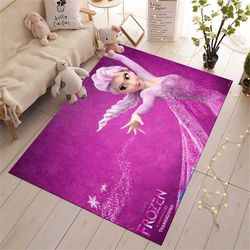 elsa rug,anna rug,pink rug,kids room rug,girl room rug,personalized rug,popular rug,bestseller, nursery rug