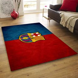 fc barcelona rug, football rug, sports rug, popular rug, home decor rug, modern rug, gift rug, christmas gift rug
