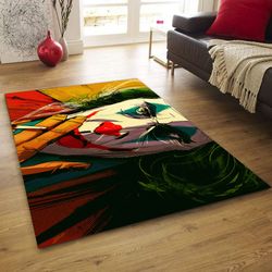 joker rug, movie rug, joaquin phoenix rug, popular rug, home decor rug, modern rug, gift rug, christmas gift rug