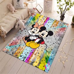 Mickey Mouse Rug,minnie Mouse Rug,cute Rug,cute Rug,kids Room Rug,baby Room Decor,popular Rug, Nursery Rug, Kids Rug