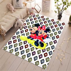 mickey mouse rug,minnie mouse rug,cute rug,cute rug,kids room rug,baby room decor,popular rug, nursery rug,gift for kids