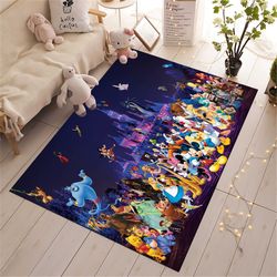 mixed cartoon rug,cute characters rug, minimalist rug, kids rug, kids room, modern room rug, outdoor rug, popular rug