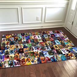 superheroes rug, comic rug, movie rug, popular rug, home decor rug, modern rug, gift rug, christmas gift rug, area rug