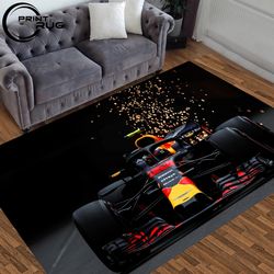 formula 1 rug,garage rug,formula one rugs,man cave rug,racing car rug,race rug,garage mat,sports car rug,red car rug