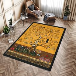 Life Tree Rug, Tree Of Life Rug, Living Room Rug, Office Rug, Pagan Rug, Area Floor Rug, Cool Rug, Modern Art Rug